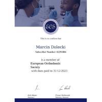 Marcin Dolecki EOS certyfikat