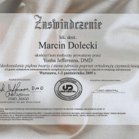 Marcin Dolecki certyfikaty 23